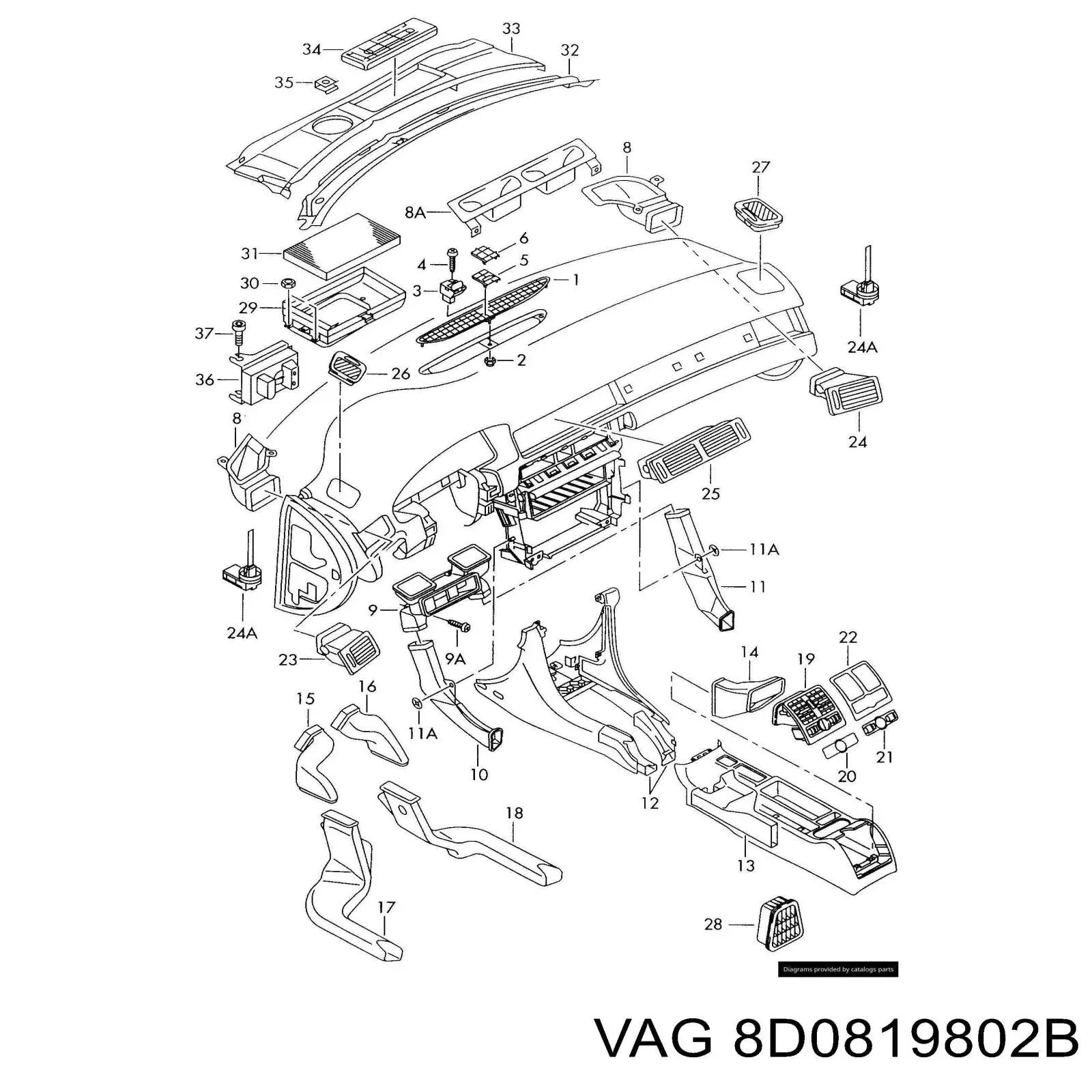 8D0819802B VAG 