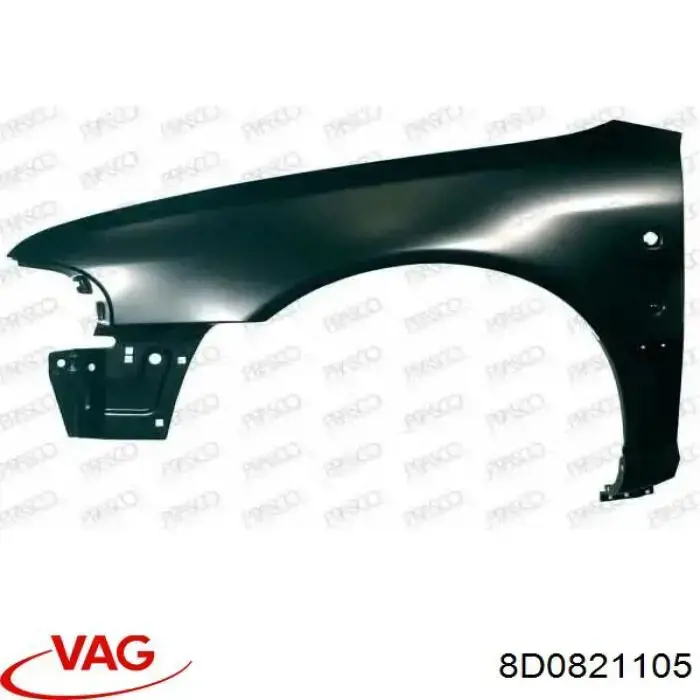 Aleta delantera izquierda VAG 8D0821105 precio, desde 74,40 EUR