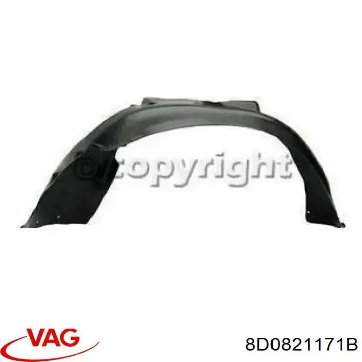 Guardalodos interior izquierdo, guardafango delantero VAG 8D0821171B precio, desde 17,33 EUR