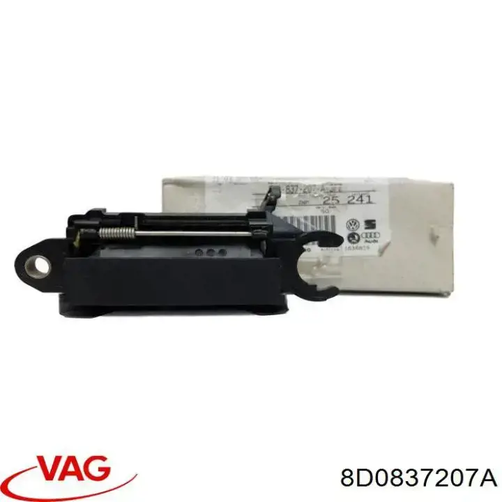Manija exterior izquierda de puerta delantera VAG 8D0837207A precio, desde 31,94 EUR