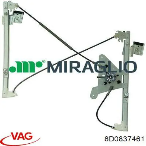 Mecanismo de elevalunas VAG 8D0837461