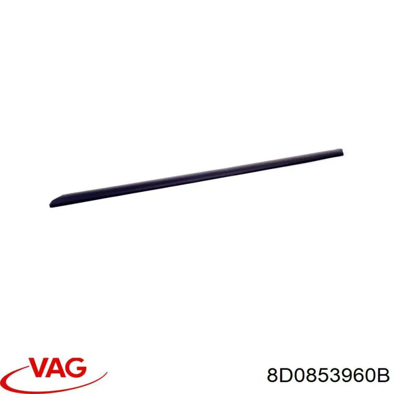 Moldura inferior de puerta delantera derecha VAG 8D0853960B01C precio, desde 114,44 EUR
