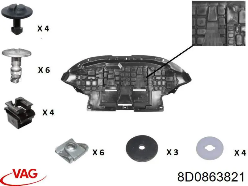 Amortiguación del compartimiento de motor delantera Jumasa 4000430