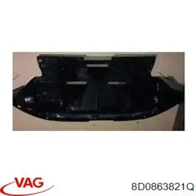 8D0863821A VAG Protector antiempotramiento del motor delantera