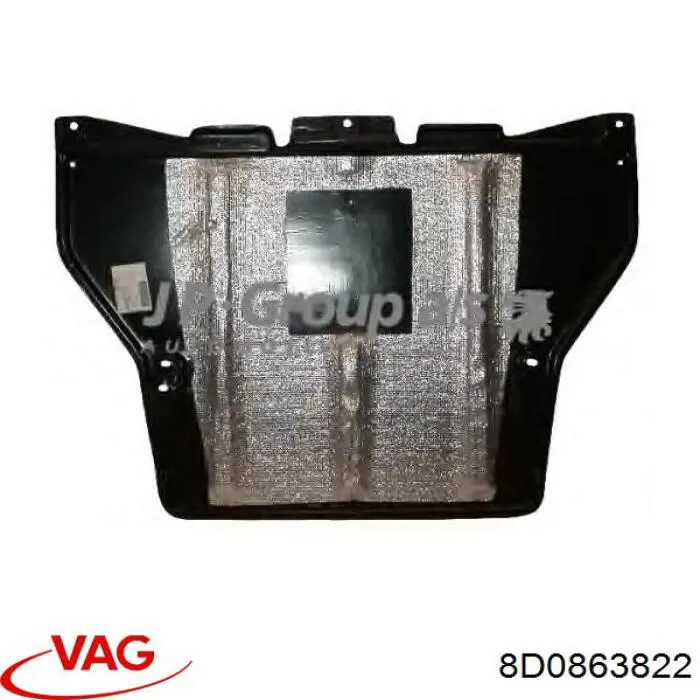 Protector antiempotramiento del motor Audi A4 Avant B5 (8D5)