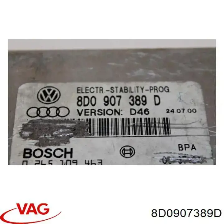 Módulo de control de ESP VAG 8D0907389D precio, desde 88,57 EUR