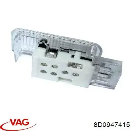 Luz de cortesía del maletero 8D0947415 VAG