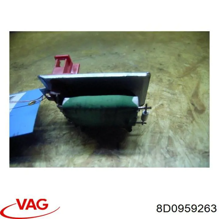 Resitencia, ventilador habitáculo VAG 8D0959263