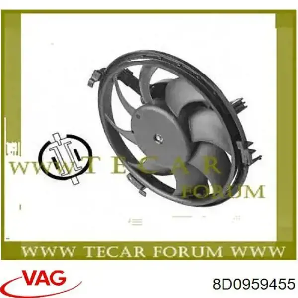 Comprar 8D0959455 VAG Ventilador del motor