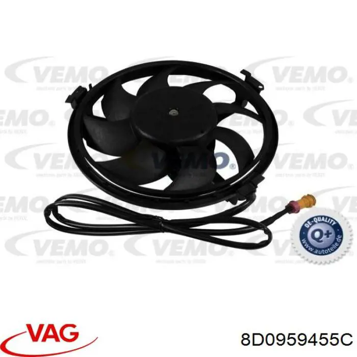 Comprar 8D0959455C VAG Ventilador del motor