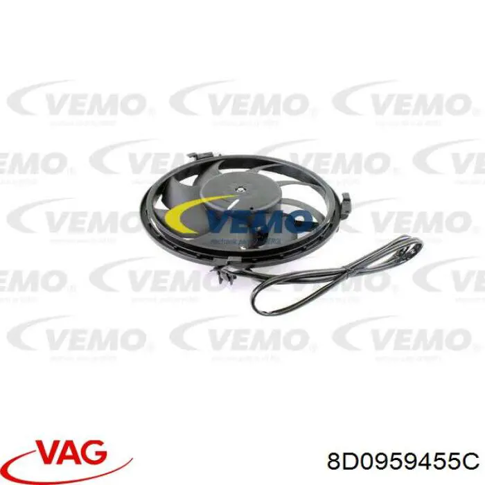 Ventilador de refrigeración del motor VAG 8D0959455C