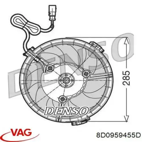 330306 ACR ventilador del motor