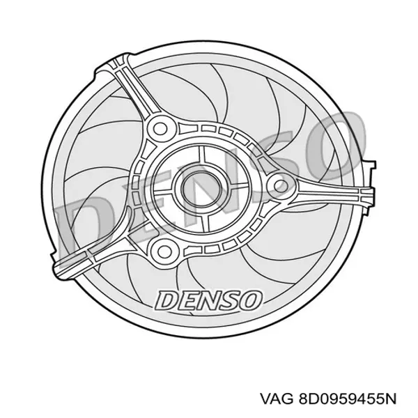 Ventilador de radiador VAG 8D0959455N precio, desde 73,79 EUR