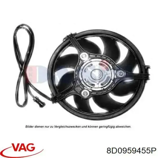 Ventilador de radiador VAG 8D0959455P precio, desde 56,84 EUR