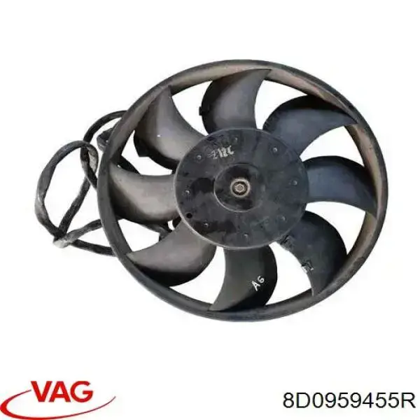8D0959455R VAG ventilador del motor