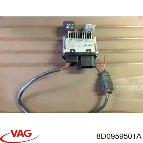 8D0959501A VAG control de velocidad de el ventilador de enfriamiento (unidad de control)