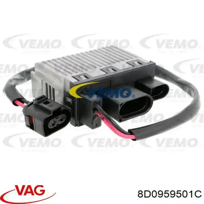 Comprar 8D0959501C VAG Regulador de velocidad del ventilador de refrigeración (unidad de control)