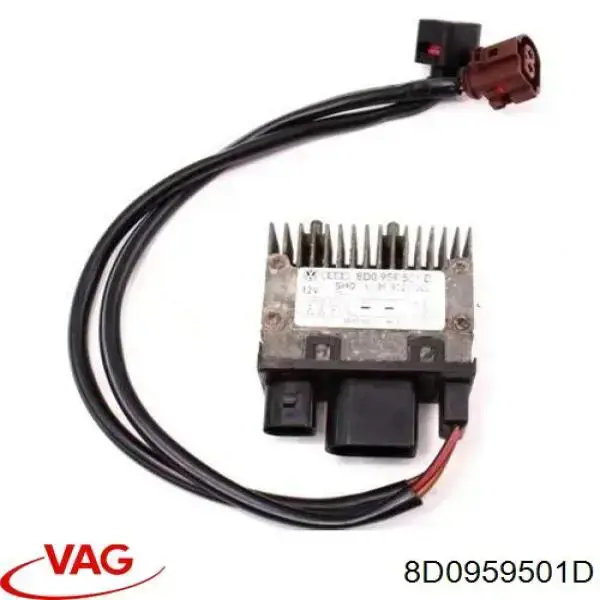 Comprar 8D0959501D VAG Regulador de velocidad del ventilador de refrigeración (unidad de control)