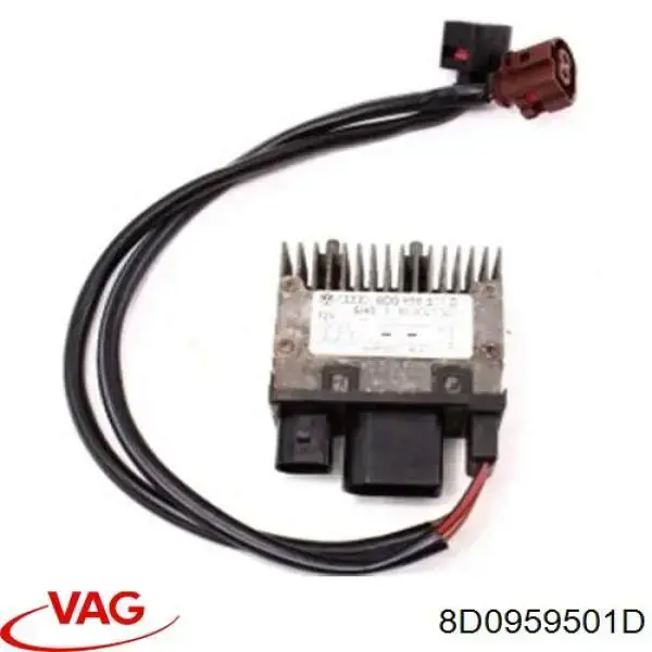 Regulador de velocidad del ventilador de refrigeración (unidad de control) 8D0959501D VAG