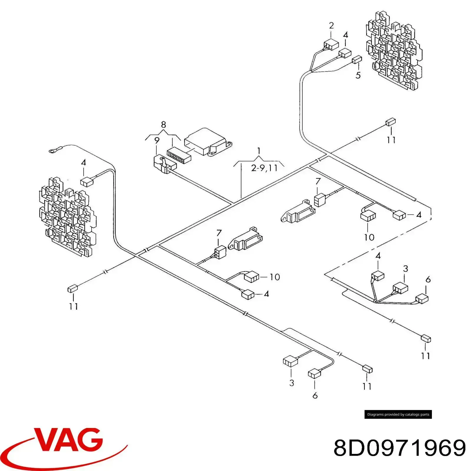  VAG 8D0971969 precio, desde 4,99 EUR
