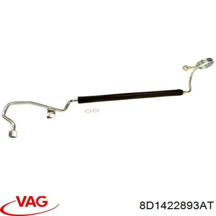 Manguera de alta presión de la dirección asistida desde la bomba hasta la cremallera VAG 8D1422893AT precio, desde 148,10 EUR