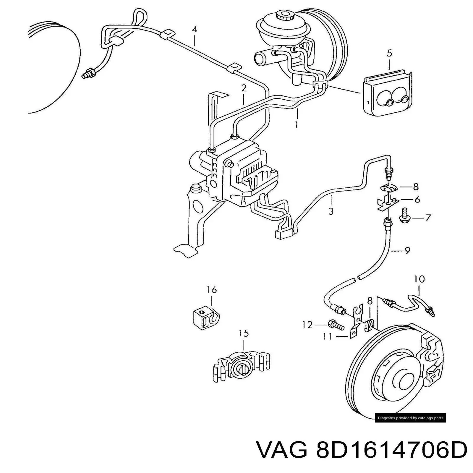  VAG 8D1614706D precio, desde  