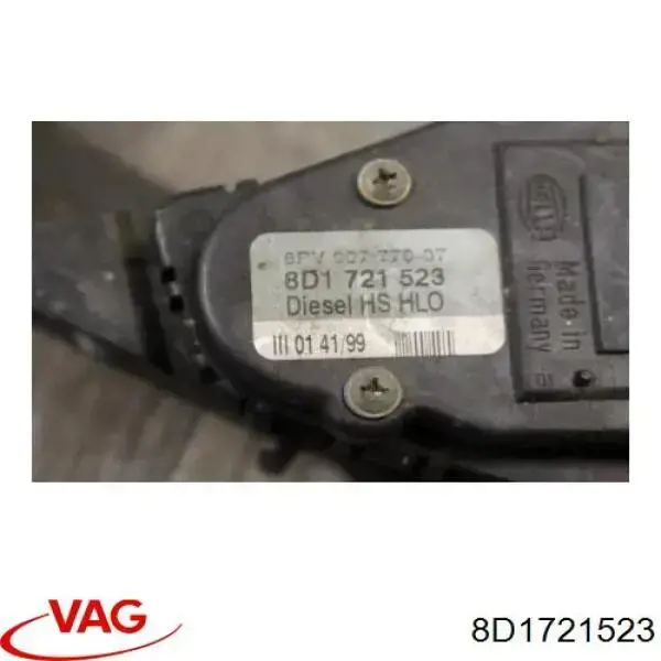 Pedal del acelerador 8D1721523 VAG