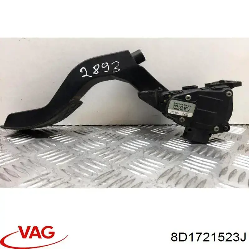 8D1721523J VAG pedal de acelerador