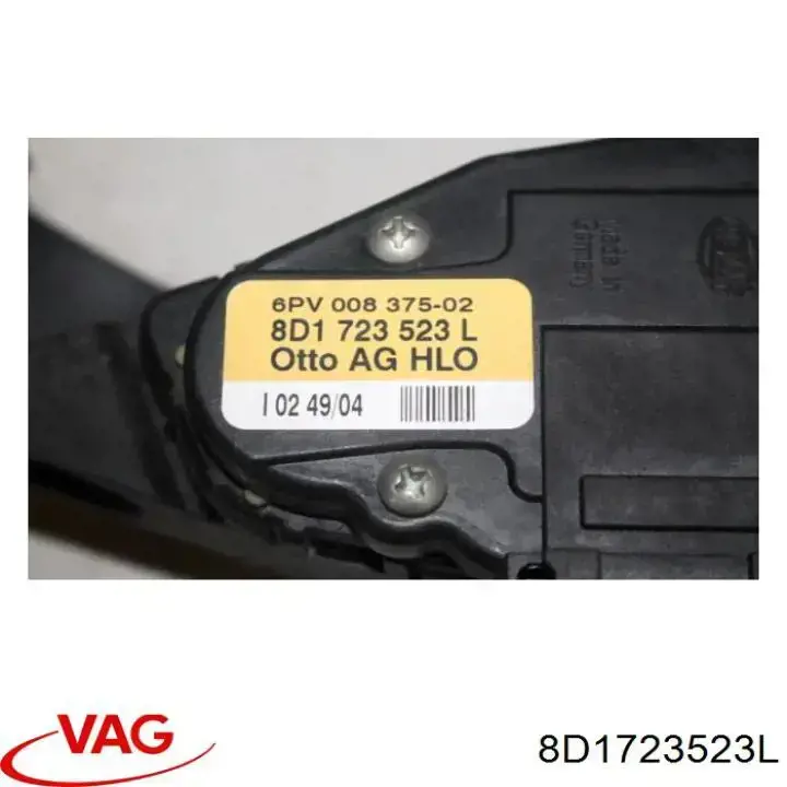 Pedal del acelerador 8D1723523L VAG