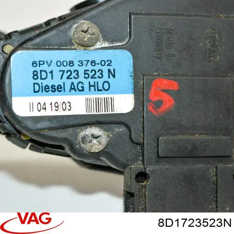 Comprar 8D1723523N VAG Pedal del acelerador