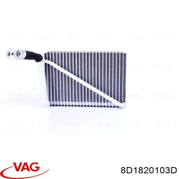 Evaporador de aire acondicionado 8D1820103D VAG