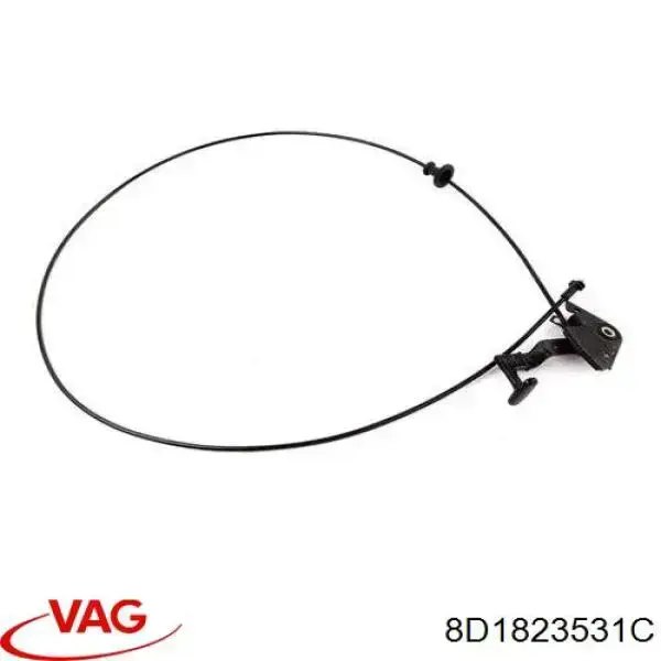 8D1823531C VAG cable de capó del motor
