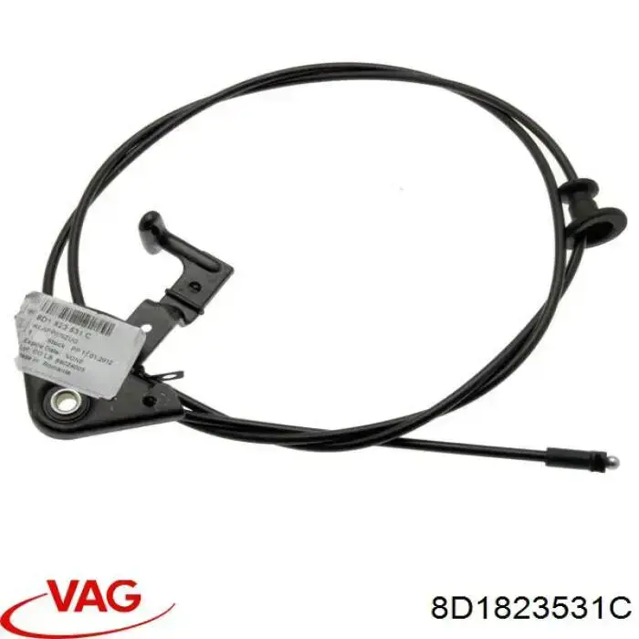 Cable de apertura de capó del motor VAG 8D1823531C precio, desde 10,42 EUR