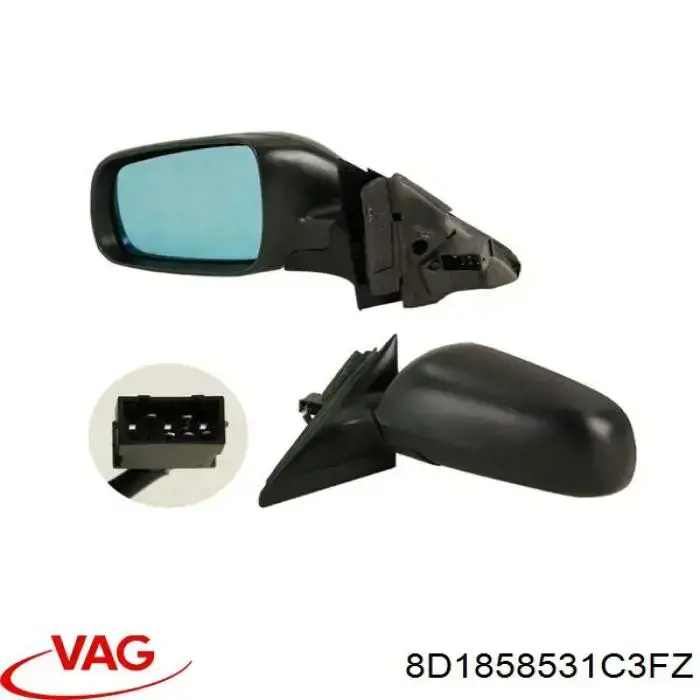  Espejo de retrovisor izquierdo Audi A4 