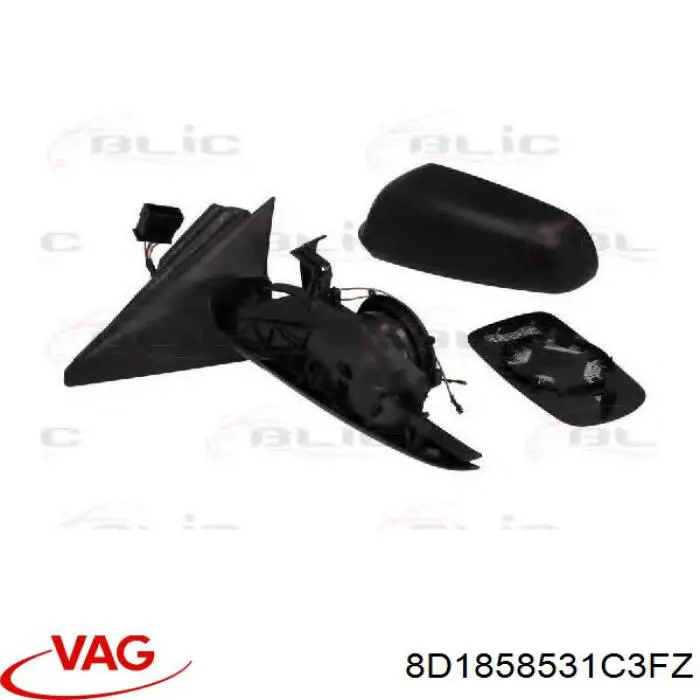 8D1858531C3FZ VAG Espejo retrovisor izquierdo