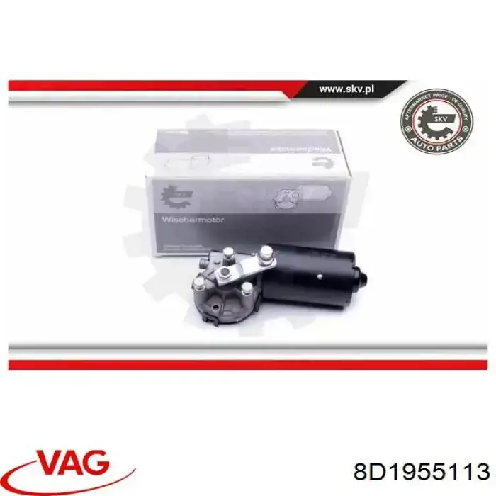 Motor limpiaparabrisas 8D1955113 VAG