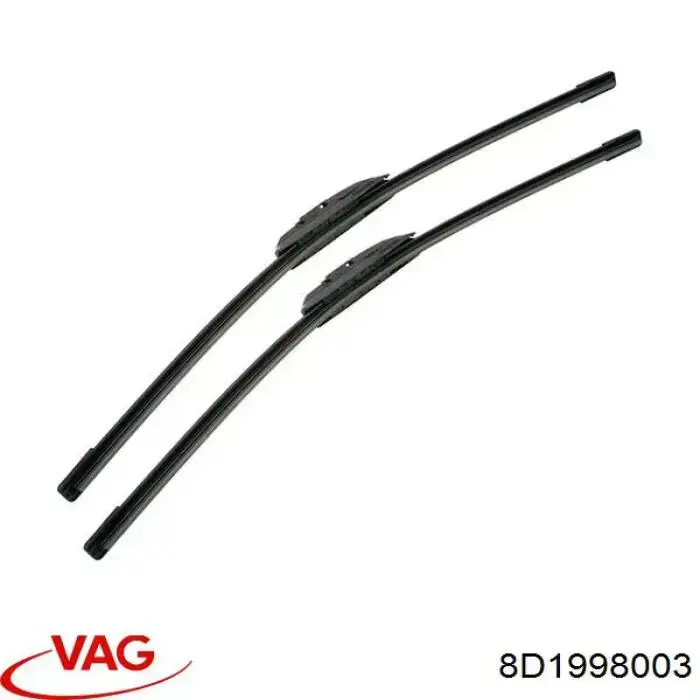 8D1998003 VAG Escobillas Limpiaparabrisas delanteras
