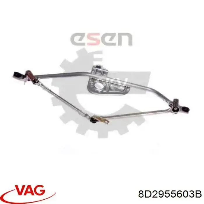 Trapezio del limpiaparabrisas VAG 8D2955603B precio, desde  EUR
