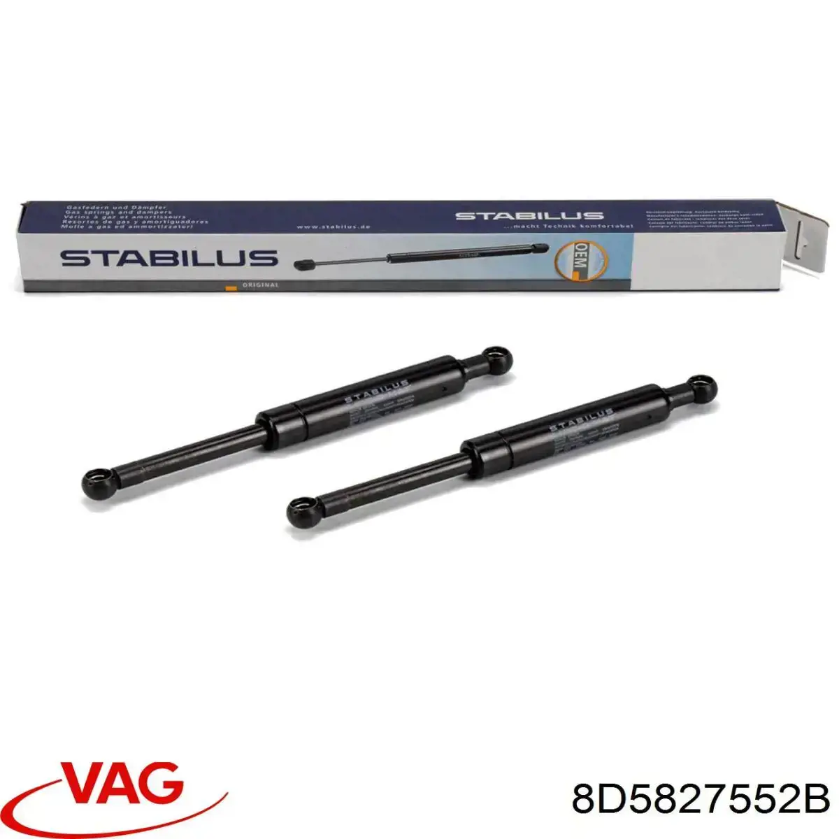 Amortiguador de maletero VAG 8D5827552B precio, desde 13,91 EUR