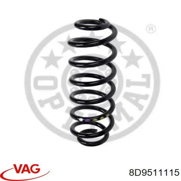 8D9511115 VAG Muelle trasero