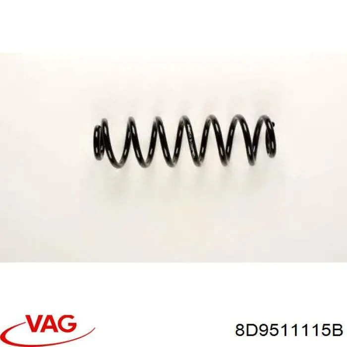 Muelle de suspensión trasero VAG 8D9511115B precio, desde  