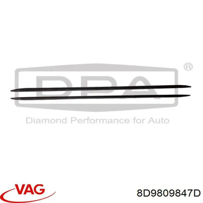 Comprar 8D9809847D VAG Umbral exterior izquierdo