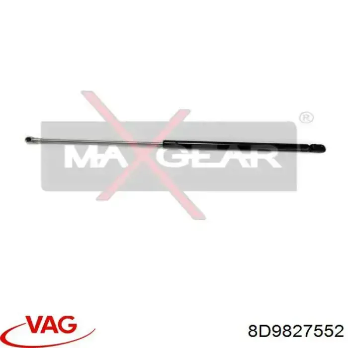 Comprar 8D9827552 VAG Amortiguador de puerta trasera
