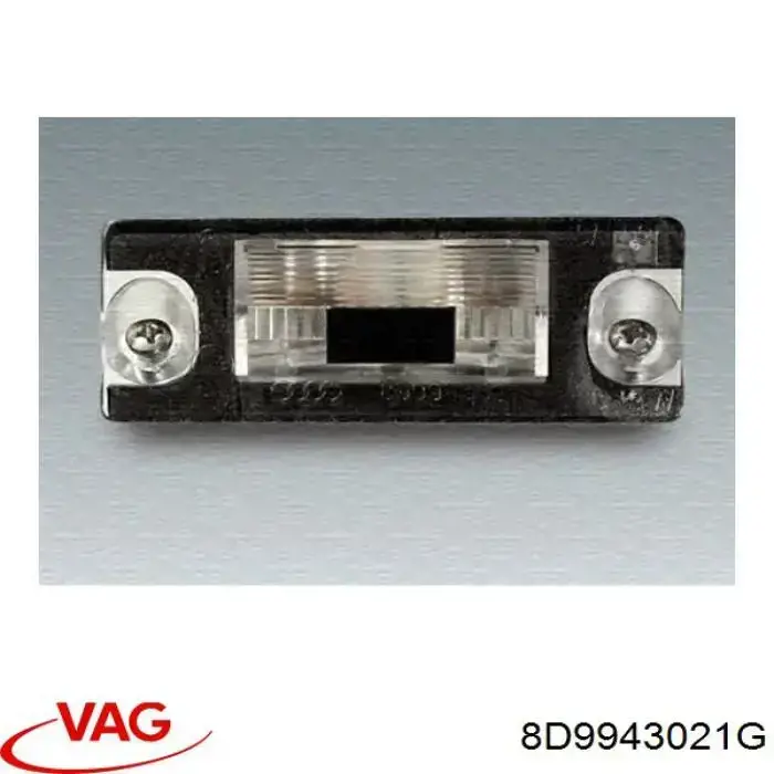 Luz matricula 8D9943021G VAG