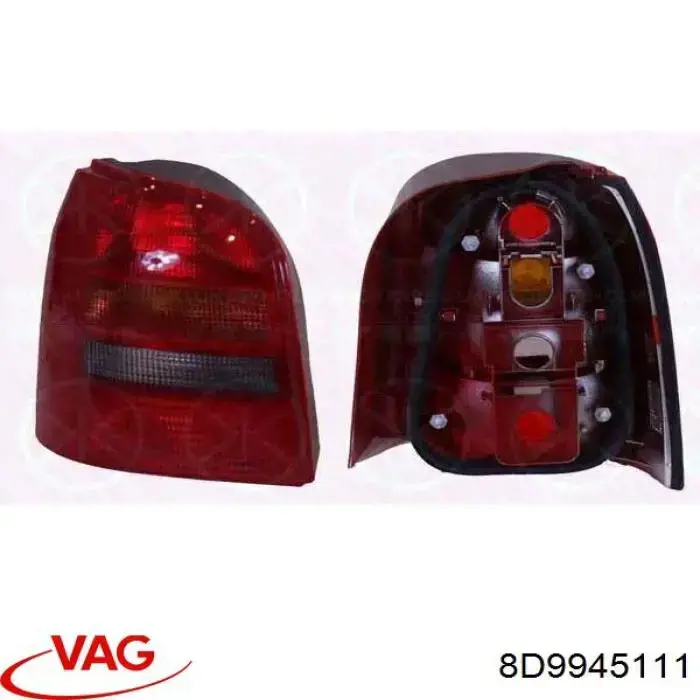 Comprar 8D9945111 VAG Piloto trasero izquierdo