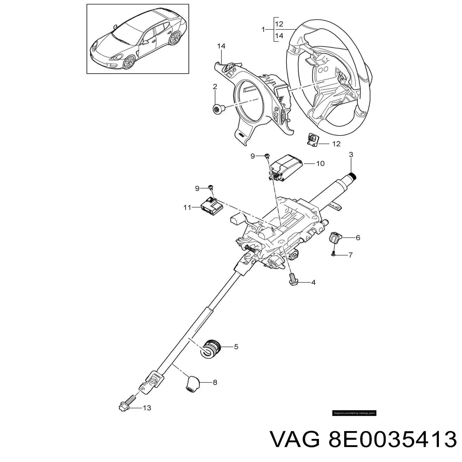  Porsche 8E0035413 precio, desde 0,82 EUR