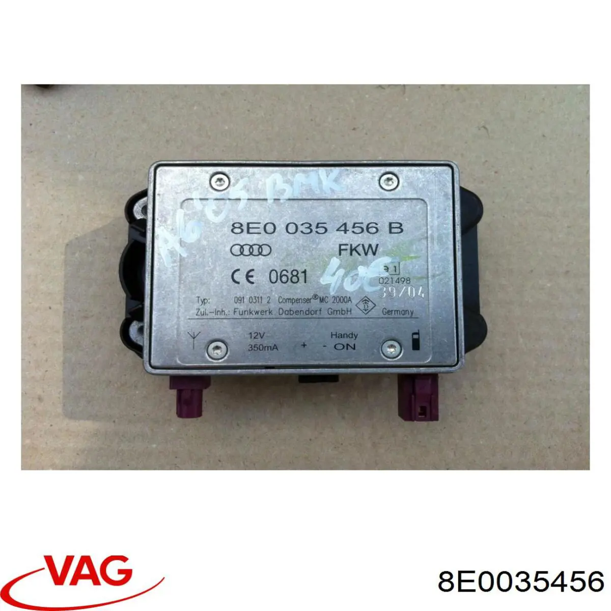 8E0035456 VAG amplificador de señal