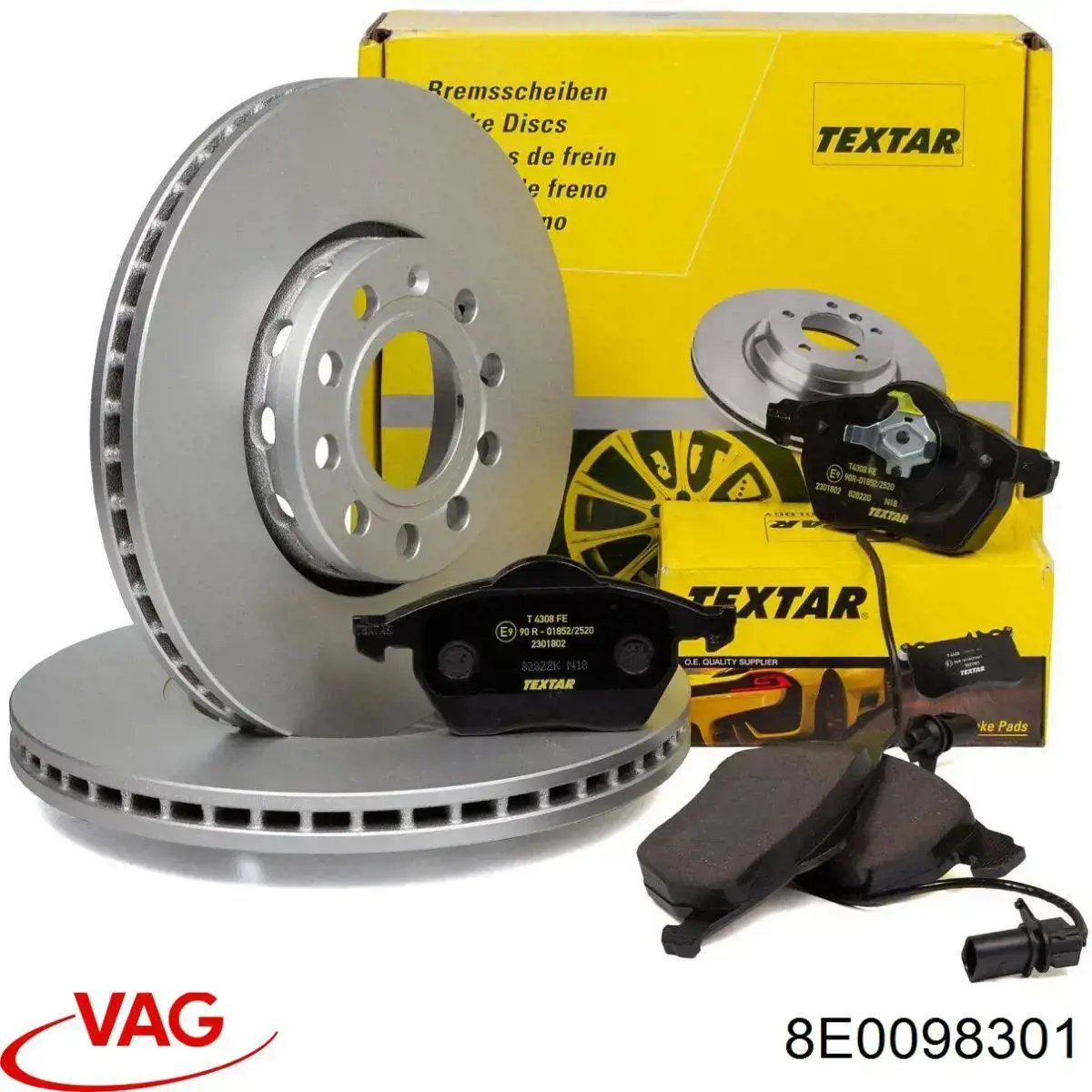 Comprar 8E0098301 VAG Freno de disco delantero