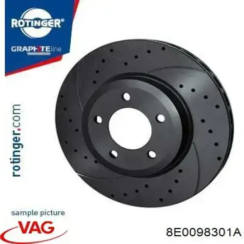 Comprar 8E0098301A VAG Freno de disco delantero
