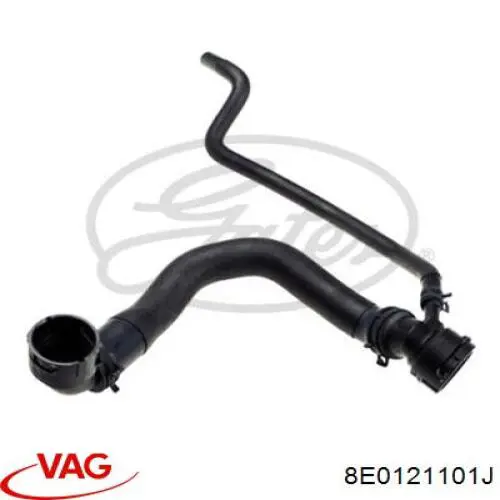 Manguera superior del radiador VAG 8E0121101J precio, desde 46,11 EUR